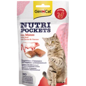 GimCat Nutri Pockets gusto Manzo e Malto (Kg/Size: 0,060)