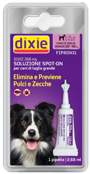 Dixie - Pipette Cane Fipronil 2.68 Ml - Blister 1 Pz -tg. Grande