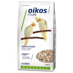Oikos Mangime per Inseparabili, Calopsite, Parrocchetti 1kg