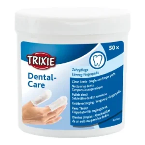 Salviette da Dito Monouso 50 pezzi per Pulizia Denti - Trixie Dental Care