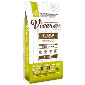 Vivere Cane Adulto Low Grain Medium Bufalo (Kg/Size: 12)
