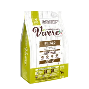 Vivere Cane Adulto Low Grain Medium Bufalo (Kg/Size: 3)