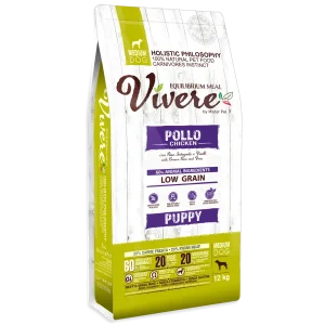 Vivere Cane Puppy Low Grain Medium Pollo (Kg/Size: 12)