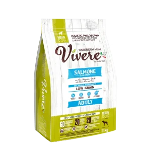 Vivere Cane Adulto Low Grain Medium Salmone (Kg/Size: 3)