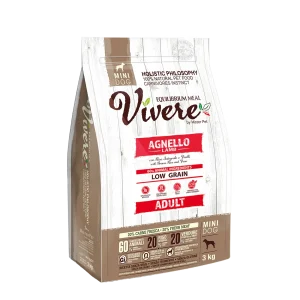 Vivere Cane Adulto Low Grain Mini Agnello (Kg/Size: 3)