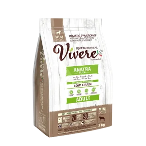 Vivere Cane Adulto Low Grain Mini Anatra (Kg/Size: 3)