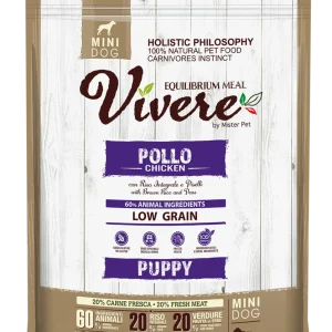 Vivere Low-grain Dog Mini Puppy Pollo (Kg/Size:0,800)