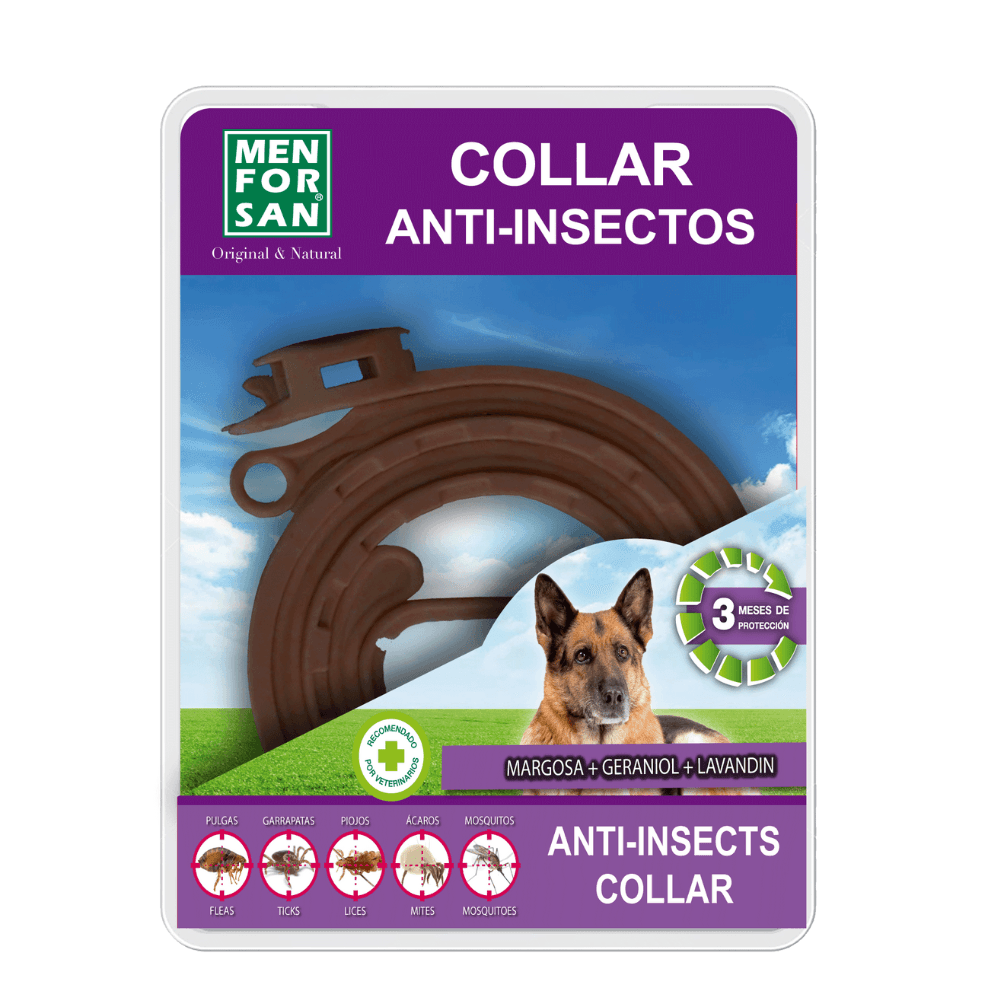 Collare cane antiparassitario 100% naturale