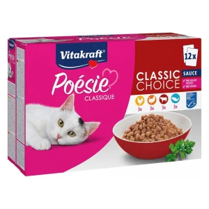 Vitakraft Poésie Classic in salsa Pacco misto Umido per gatto