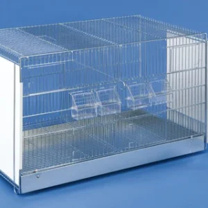 GABBIA ZINCATA CON LATERALI IN LAMIERA ART. 406-12 LL GS