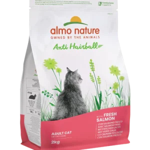 Almo Nature Gatto HOLISTIC Anti Hairball con Salmone Fresco 2kg