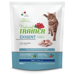 Trainer Natural Cat Adult Exigent Con Tacchino (+1) (Kg/Size:0,3)
