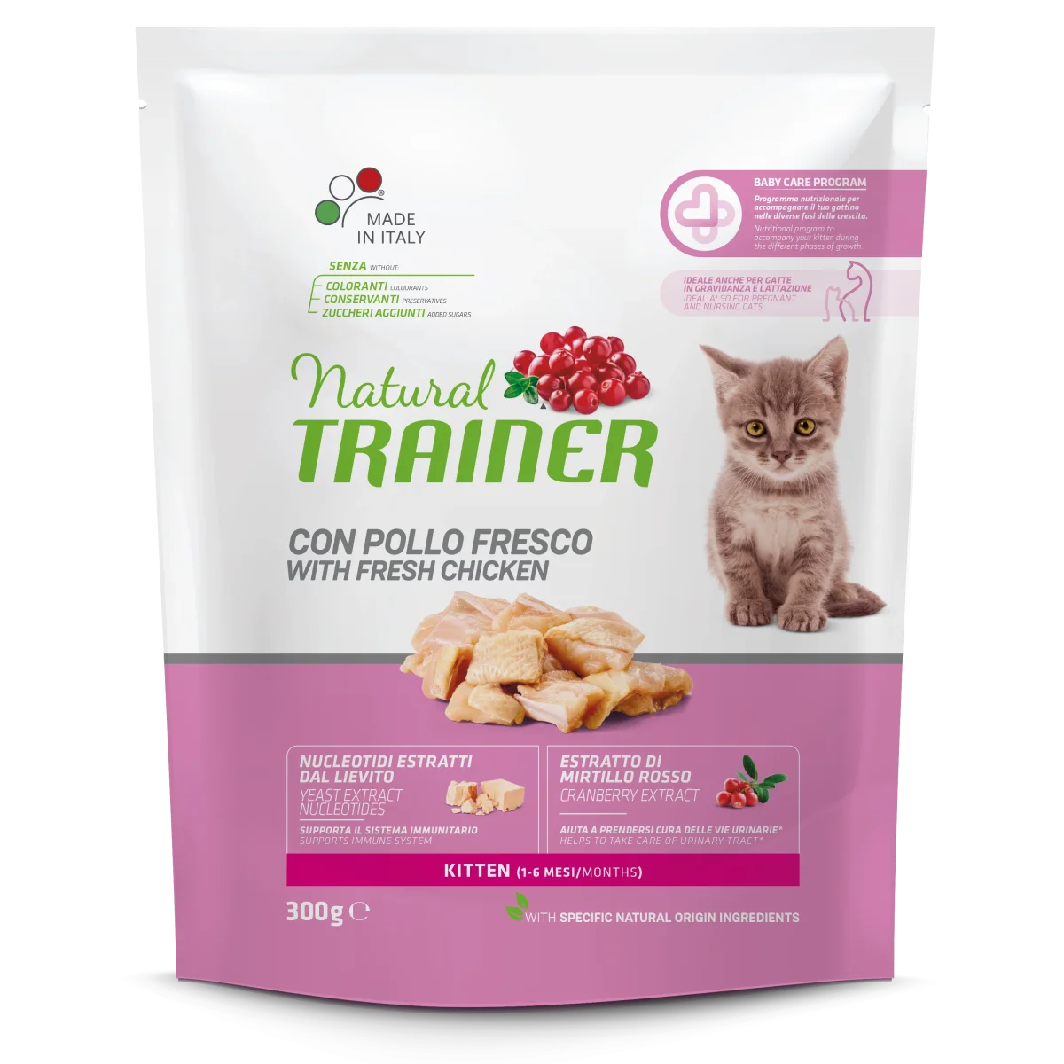 Trainer Natural Trainer Kitten Con Pollo (1-6 Mesi) (Kg/Size:0,3)