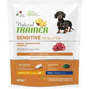 Trainer Natural Sensitive No Gluten Mini Adult Con Lamb (Kg/Size:0,8)
