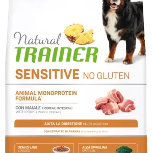 Trainer Natural Sensitive No Gluten Medium&Maxi Con Maiale (Kg/Size:12)