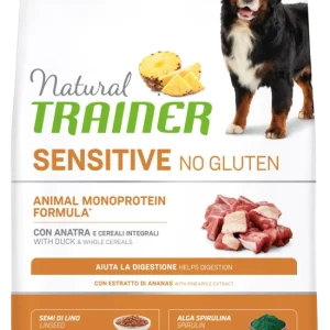 Trainer Natural Sensitive No Gluten Adult Medium&Maxi Con Anatra (Kg/Size:12)