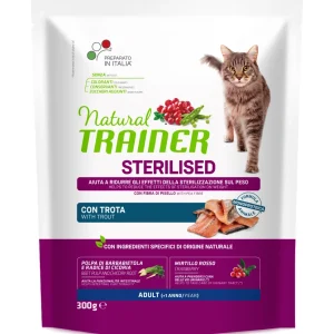Trainer Natural Cat Sterilised Con Trota (+1) (Kg/Size:0,3)