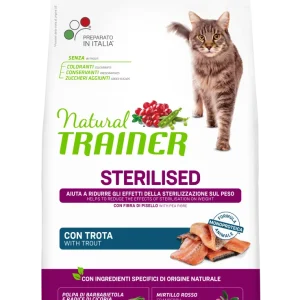 Trainer Natural Cat Sterilised Con Trota (+1) (Kg/Size:1,5)