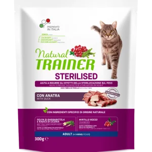 Trainer Natural Cat Sterilised Con Anatra (+1) (Kg/Size:0,3)