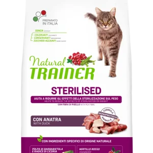 Trainer Natural Cat Sterilised Con Anatra (+1) (Kg/Size:1,5)