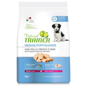 Trainer Natural Puppy & Junior Medium, (Kg/Size:3)