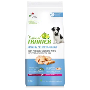Trainer Natural Puppy & Junior Medium (Kg/Size:12)