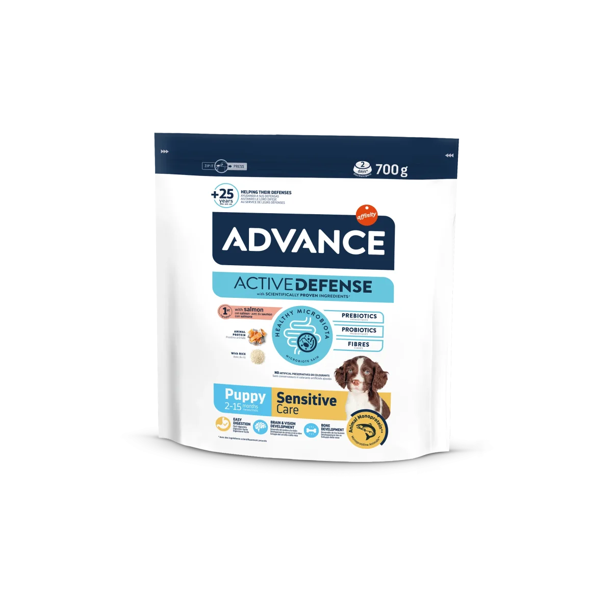 Advance Sensitive Puppy Con Salmone E Riso (Kg/Size:0,7) - immagine 2