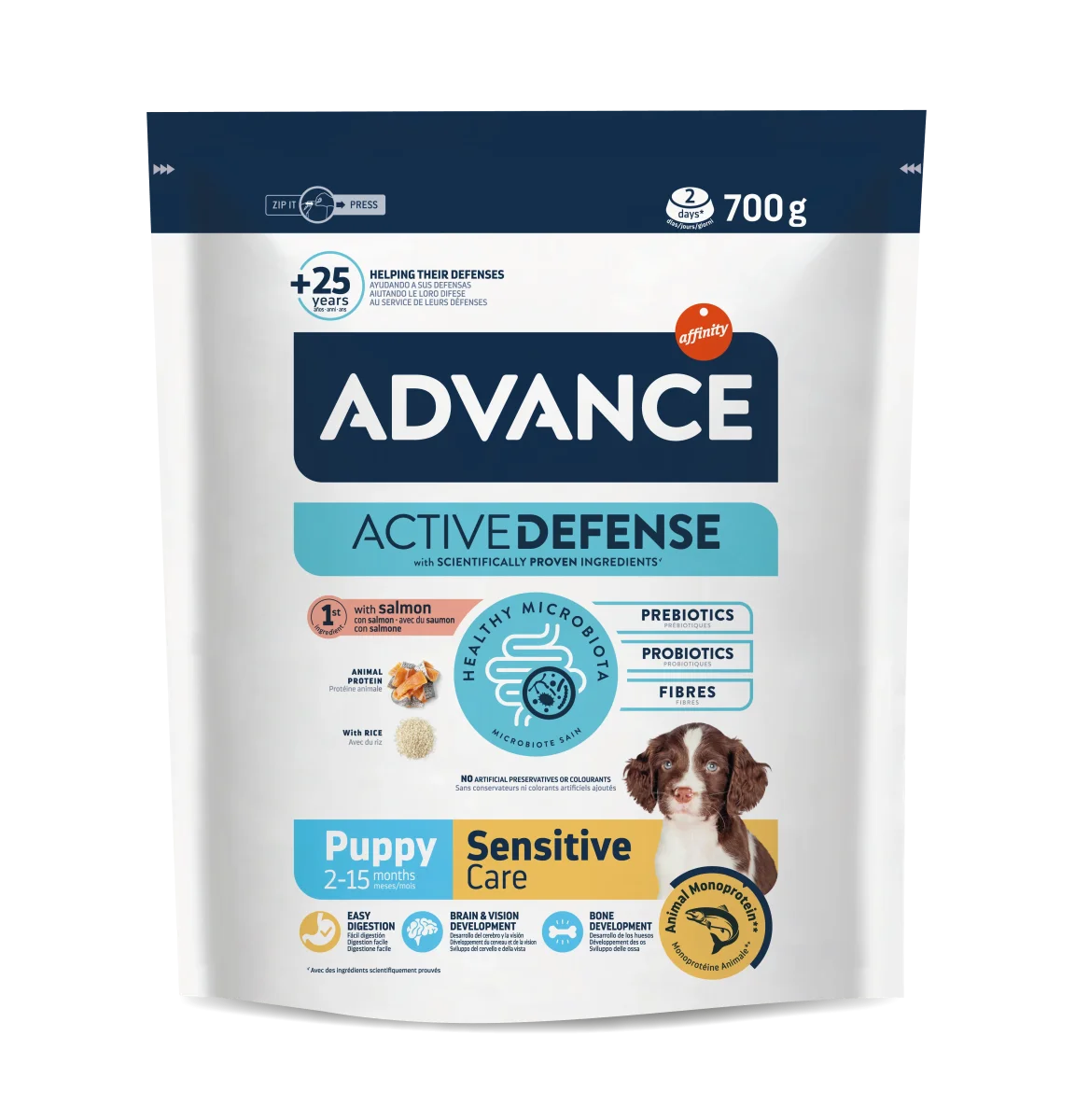 Advance Sensitive Puppy Con Salmone E Riso (Kg/Size:0,7) - immagine 3