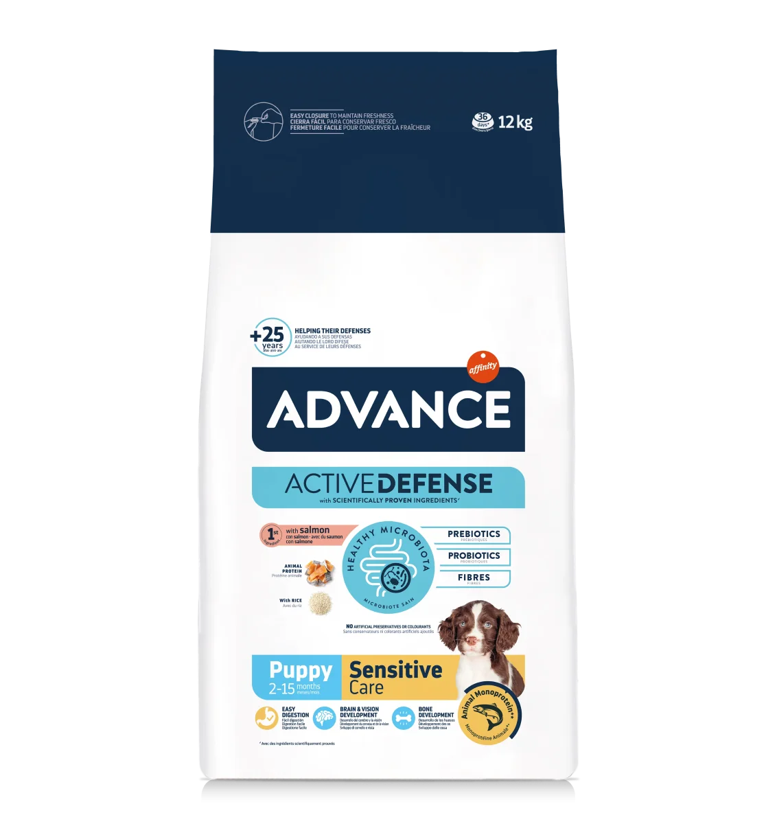 Advance Sensitive Puppy Con Salmone E Riso (Kg/Size: 12) - immagine 3