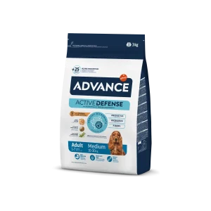 Advance Medium Adult con Pollo per Cani Adulti di Taglia Media (Kg/Size:3)