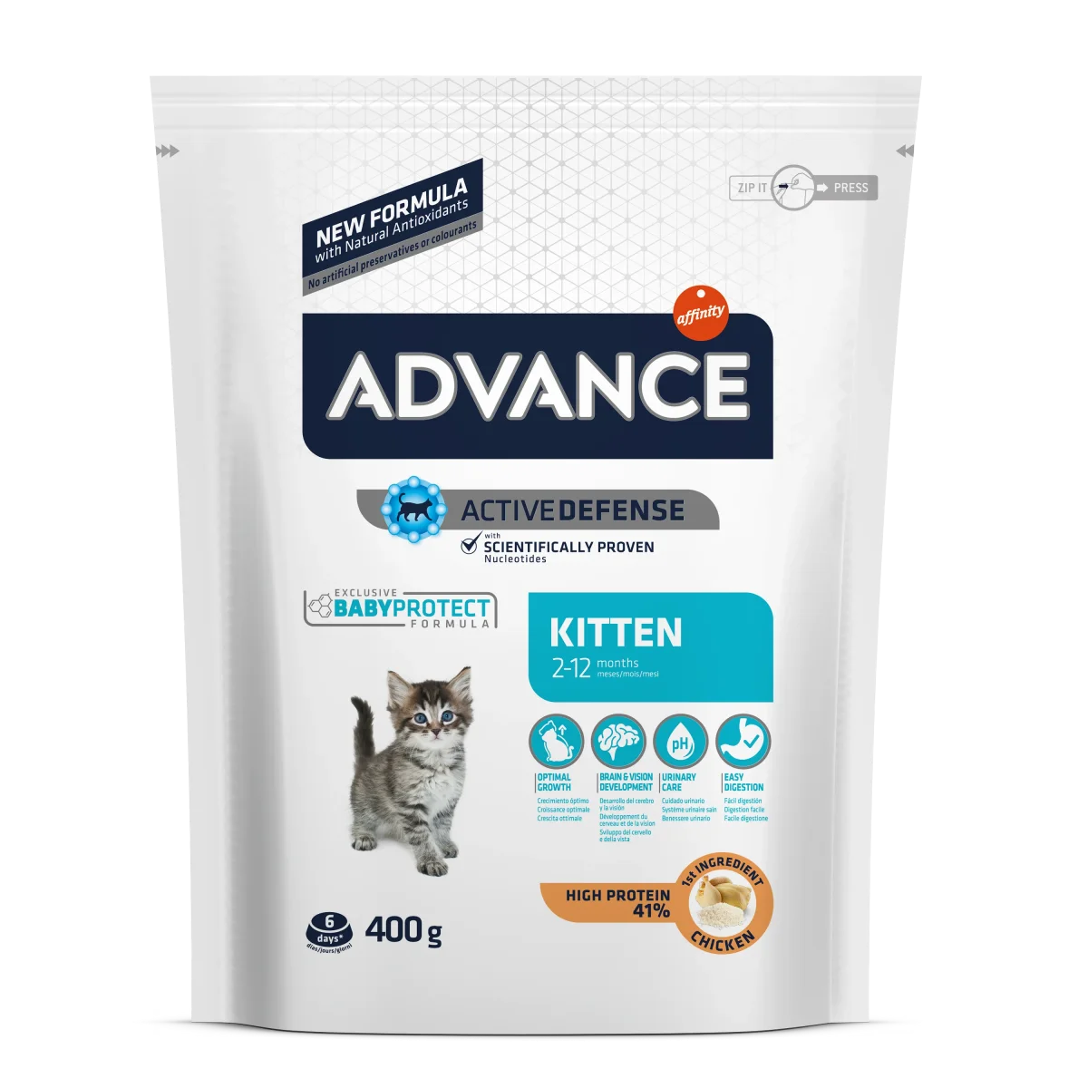 Advance Kitten (kg/size 0.400) - immagine 2