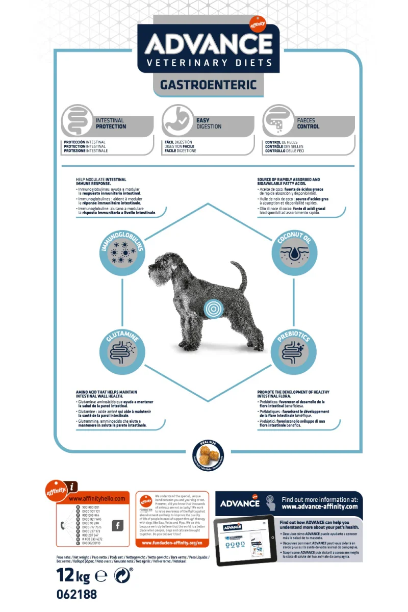 Advance Veterinary Diets Dog Gastrointeric (Kg/Size: 12) - immagine 3