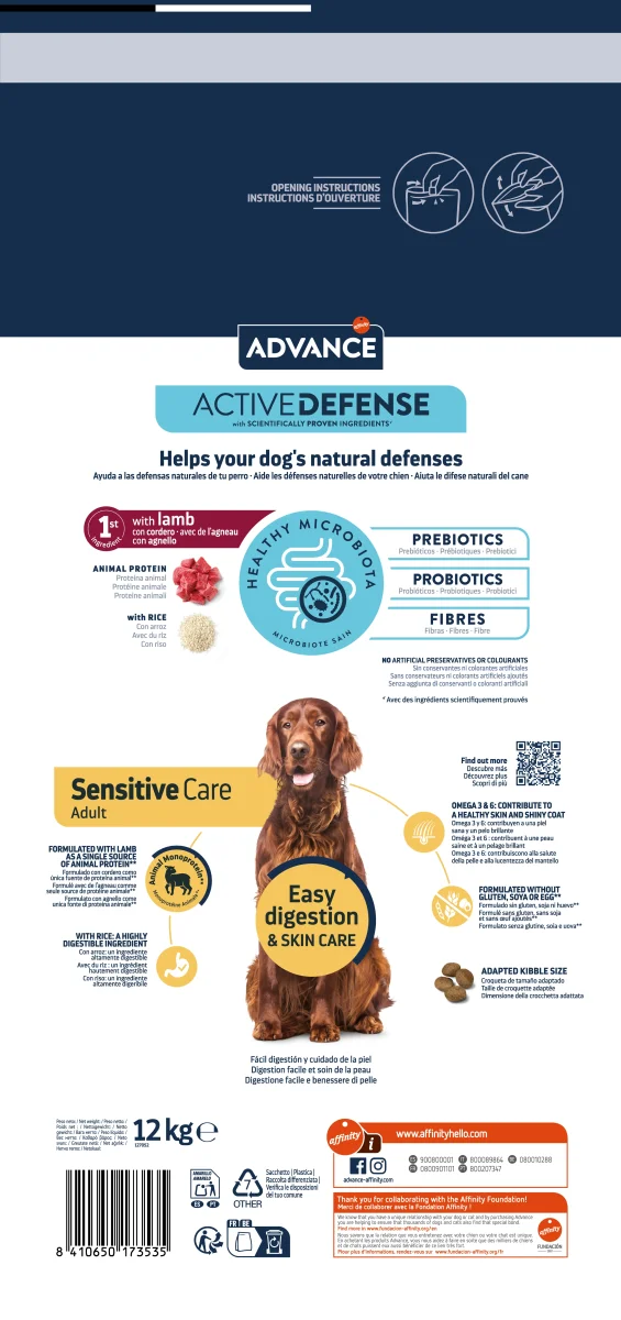 Advance Sensitive Con Agnello (Kg/Size: 12) - immagine 4