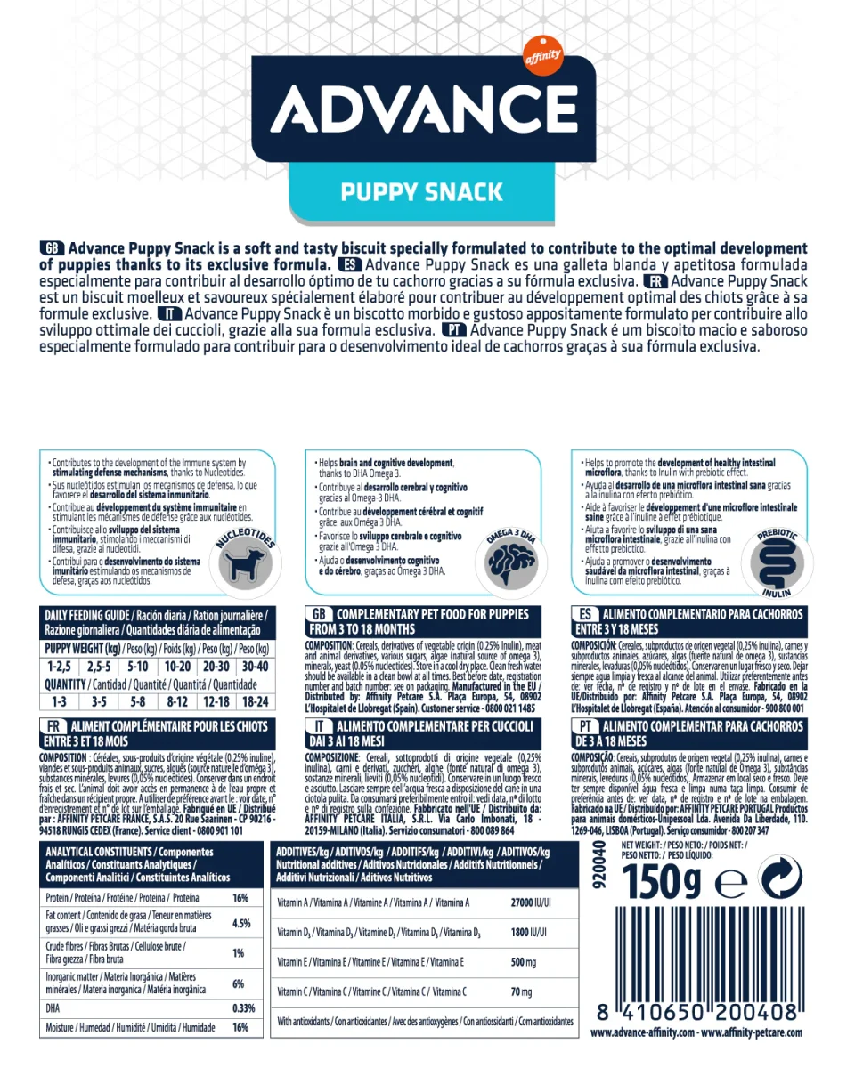Advance Puppy Snack (kg/size 0,150) - immagine 3