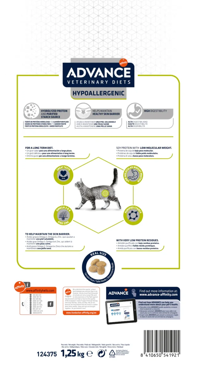 Advance Diet Cat Hypoallergenic (Kg/Size: 1,25) - immagine 3