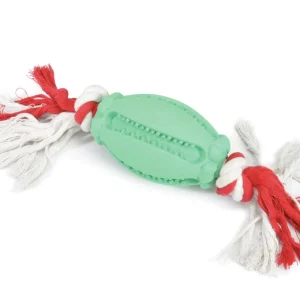 Camon Dog Toy palla in gomma con corda(Kg/size: TU)
