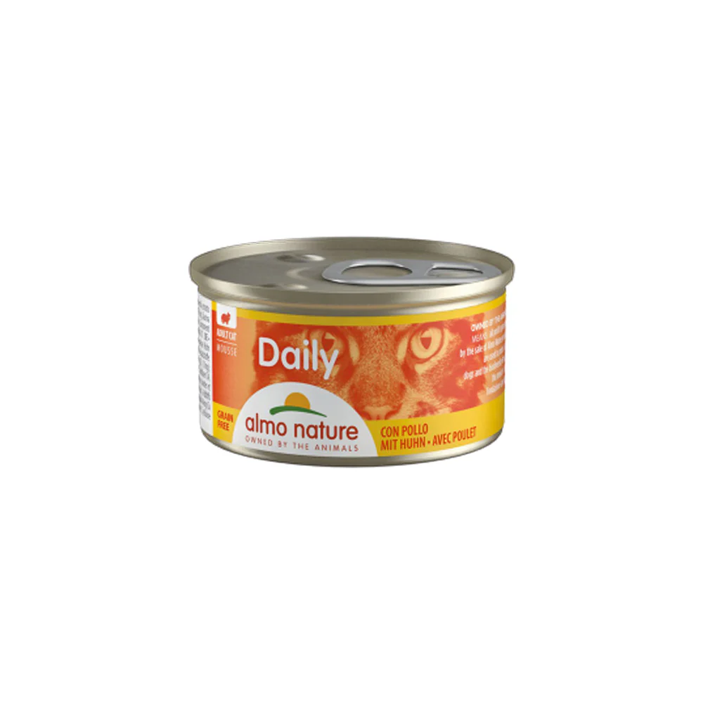 Almo Nature Cat Daily Mousse Lattina 85G
