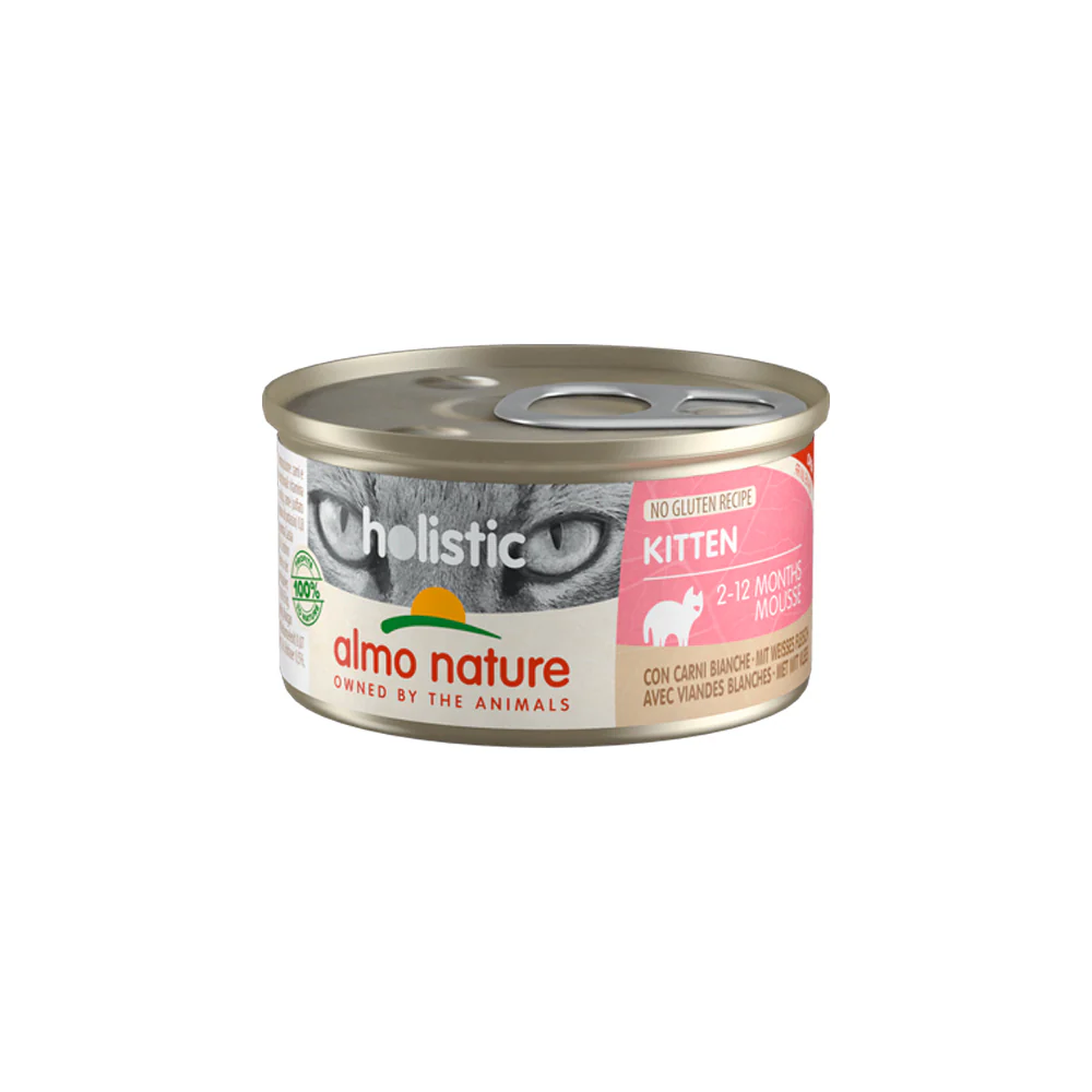 Almo Nature Holistic Kitten Lattina 85G con carni bianche - immagine 2