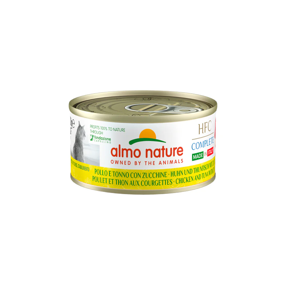 Almo Nature Cat HFC Complete Made in Italy Pollo, Tonno, Zucchine 70g - immagine 2