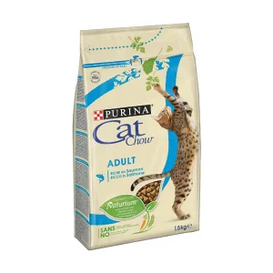 CAT CHOW Adult Gatto Crocchette ricco in Salmone
