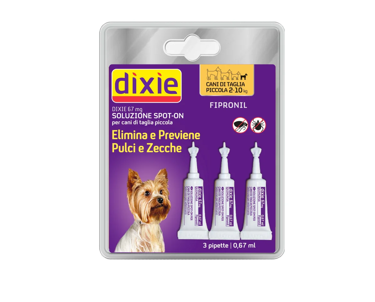 Dixie Fipro Spot On 0,67 Ml 3 Pipette - immagine 2