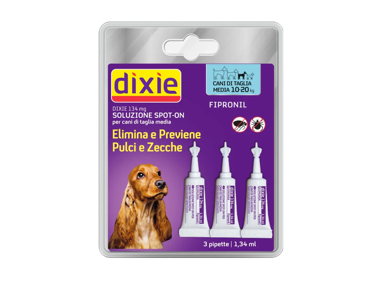 Dixie Fipro Spot On Ml.1,34 3 Pipette