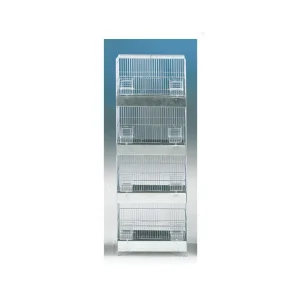 Domus Molinari gabbia cova zincata a 4 piani ART. 434/4-12