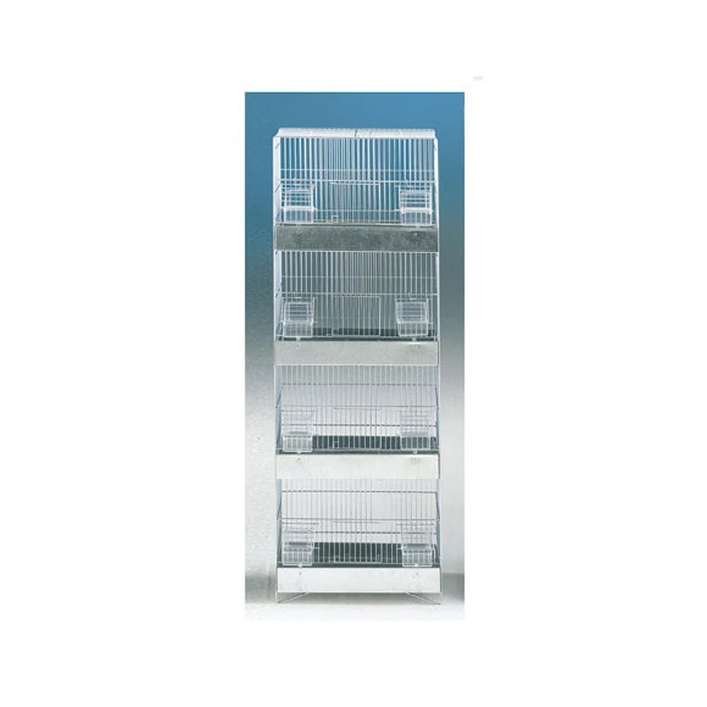 Domus Molinari gabbia cova zincata a 4 piani ART. 434/4-12