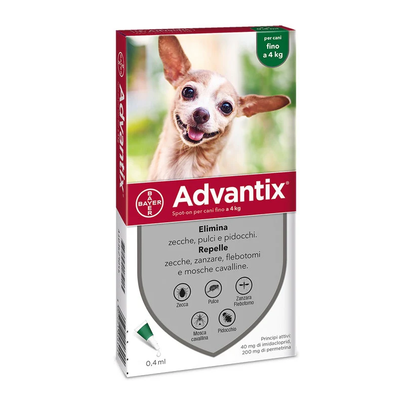 Advantix Spot-on per cani fino a 4 kg - immagine 2