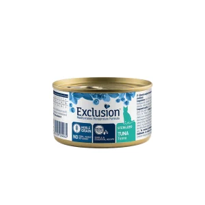 EXCLUSION MEDITERRANEO Monoproteic Umido gatto sterilizzato al tonno