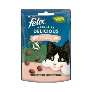 Felix Naturally Delicious Ricco in Salmone con un Tocco di Spinaci 50g