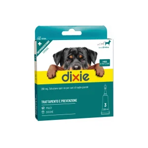Dixie - Pipette Cane Fipronil 2.68 Ml - Blister 3 Pz -tg. Grande