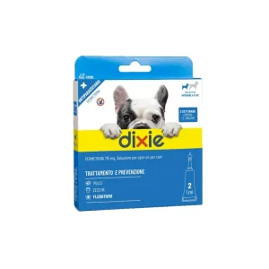 Dixie Permetrina Spot-on Per Cani tg. piccola ml 1 n.2 pipette