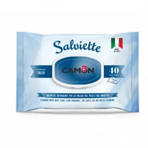Salviette Camon Talco per la cura del pelo di cani e gatti (Kg/Size:0,5)
